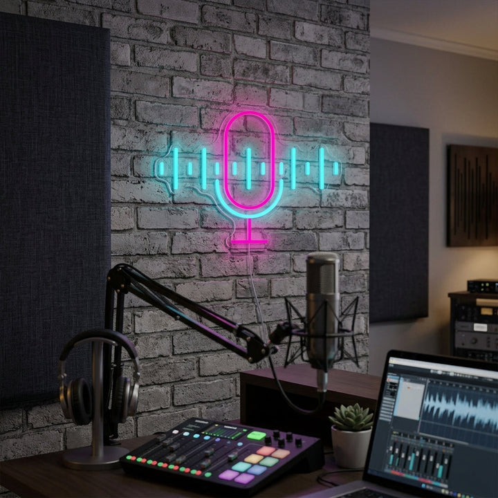 "Podcast" Enseigne néon
