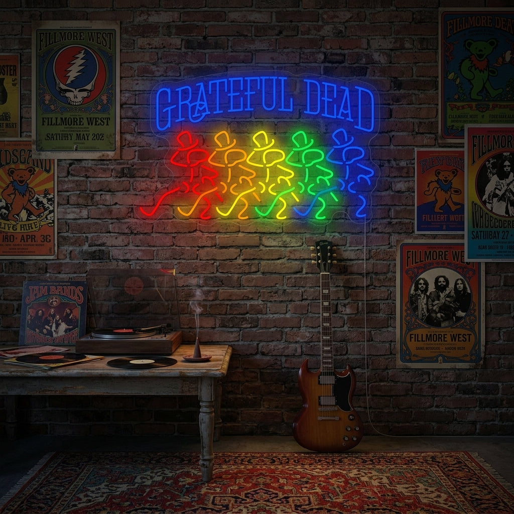 "Grateful Dead" Enseigne néon
