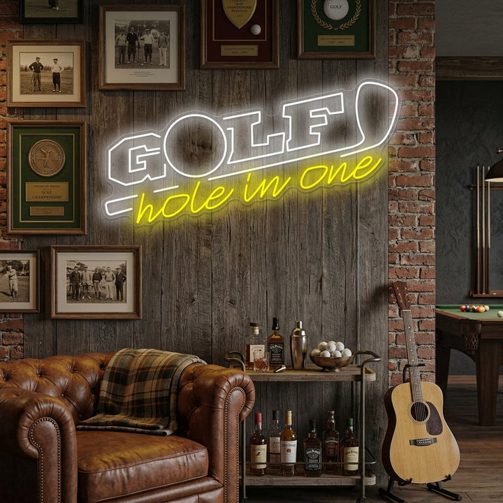 "Golf Hole In One" Enseigne néon