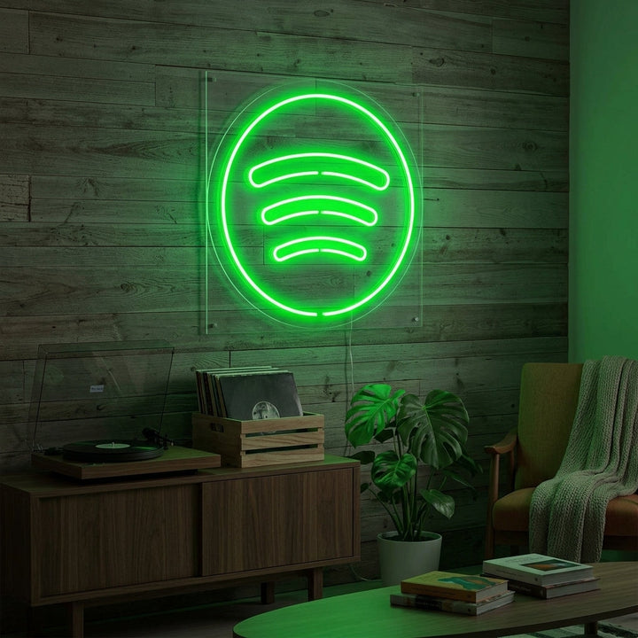 "Spotify Logo" Lumineuse en Néon