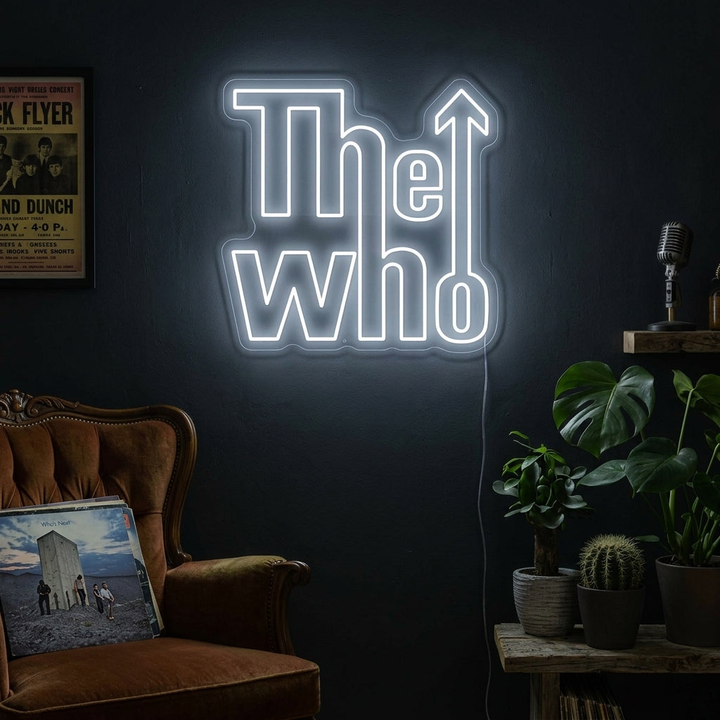 "The Who" Enseigne néon
