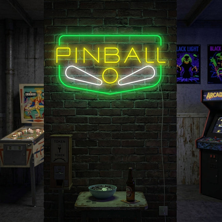 "Pinball" Enseigne néon