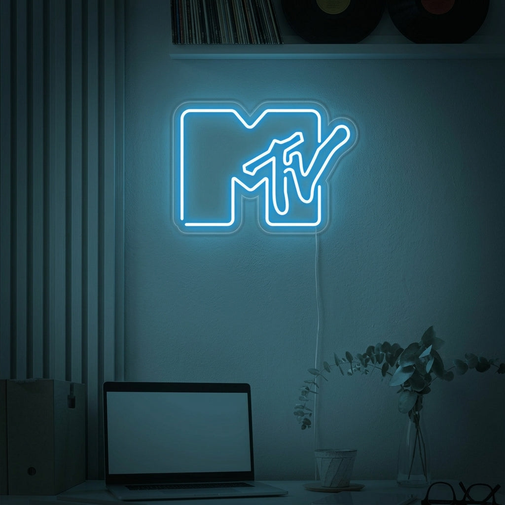 "MTV Logo" Lumineuse en Néon