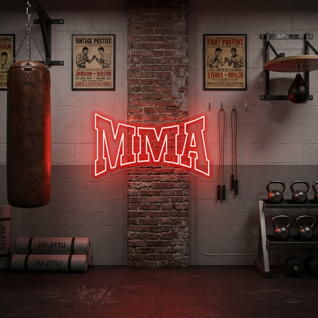 "MMA" Lumineuse en Néon