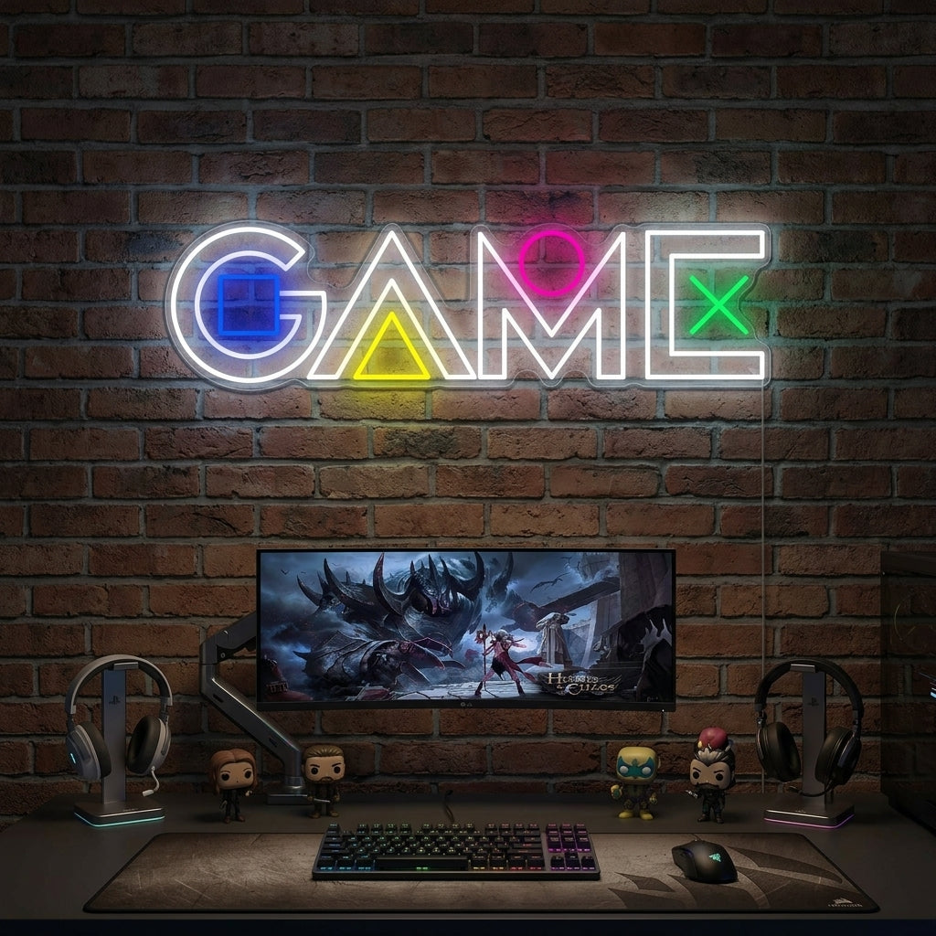 "Game" Enseigne néon