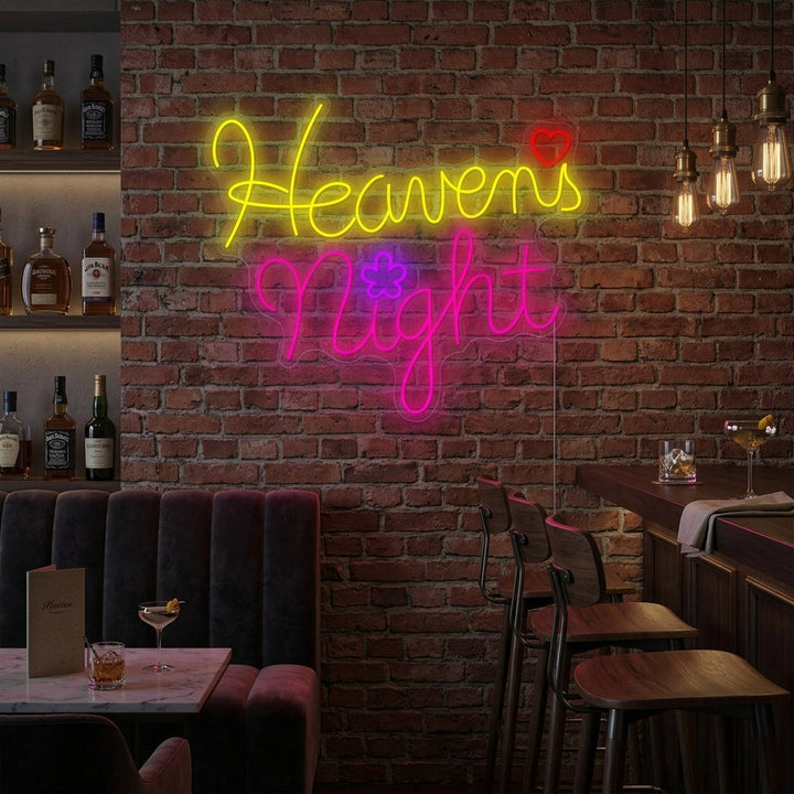 "Heavens Night" Enseigne néon