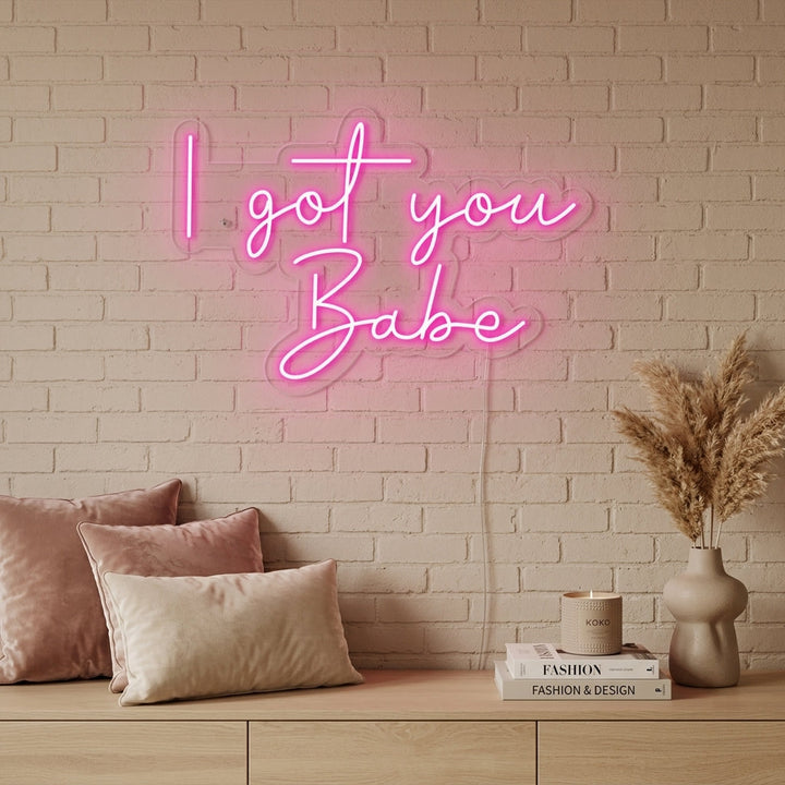 "I Got You Babe" Enseigne Lumineuse en Néon