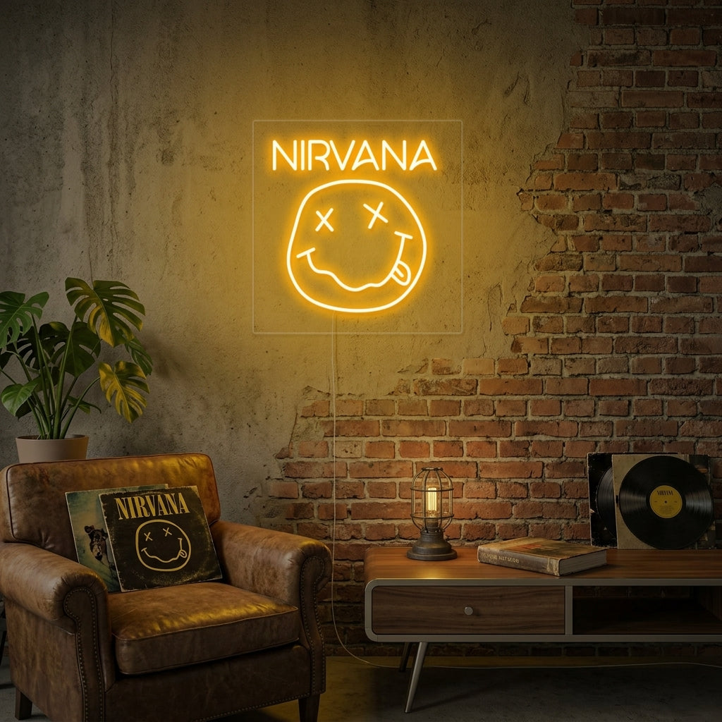 "Nirvana" Enseigne Lumineuse en Néon