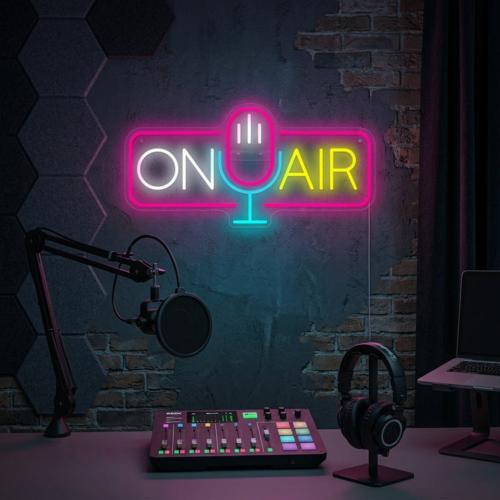 "On Air" Enseigne néon