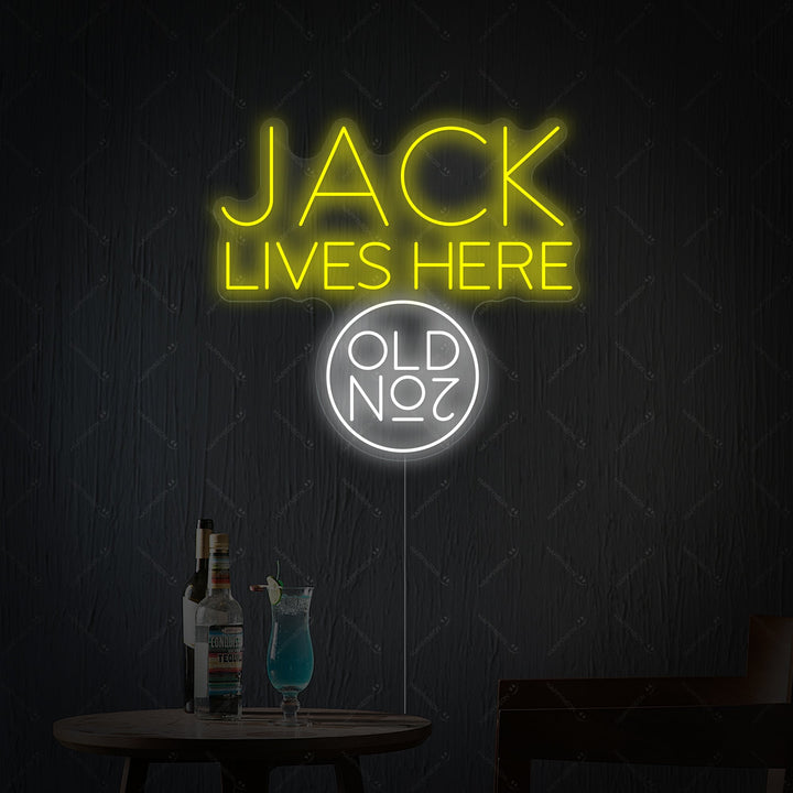 "Jack Lives Here No.7" Enseigne néon