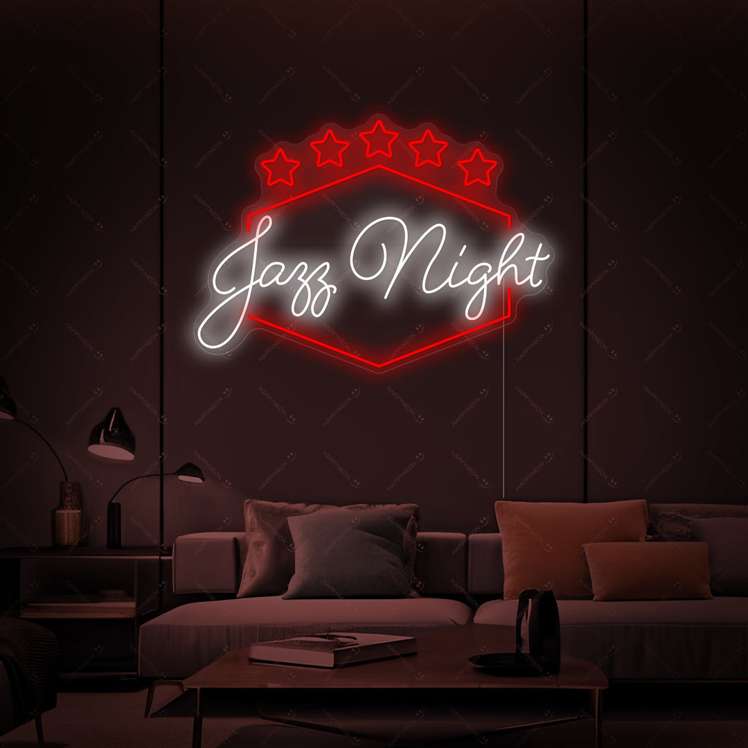 "Jazz Night" Enseigne néon