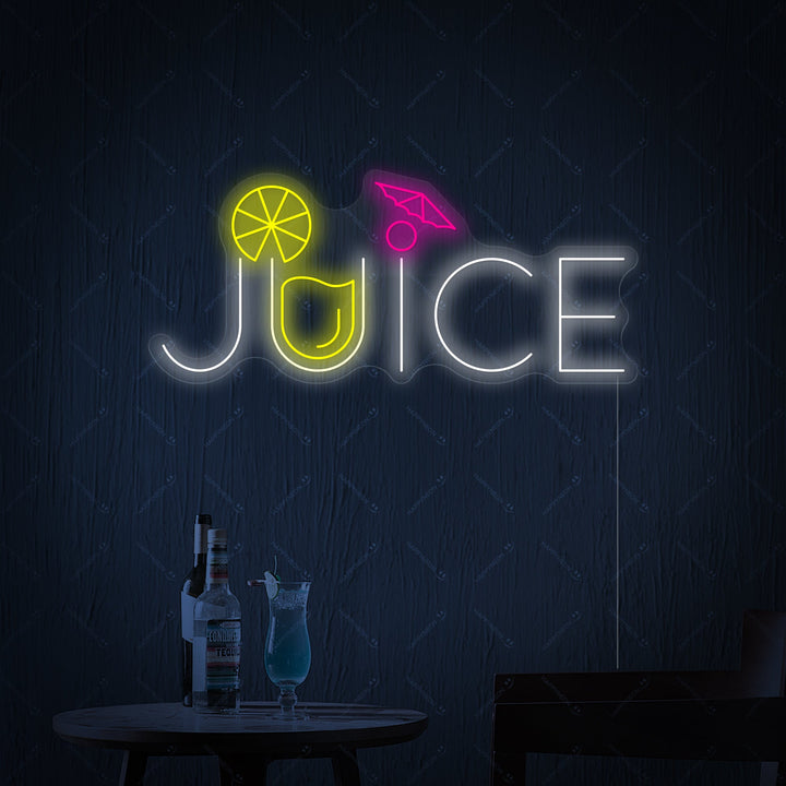 "Juice" Enseigne néon