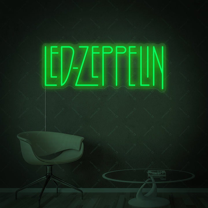 "LED Zeppelin" Enseigne néon