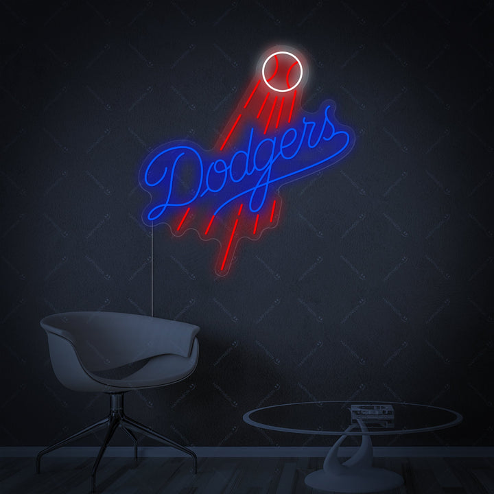 "Los Angeles Dodgers" Enseigne néon