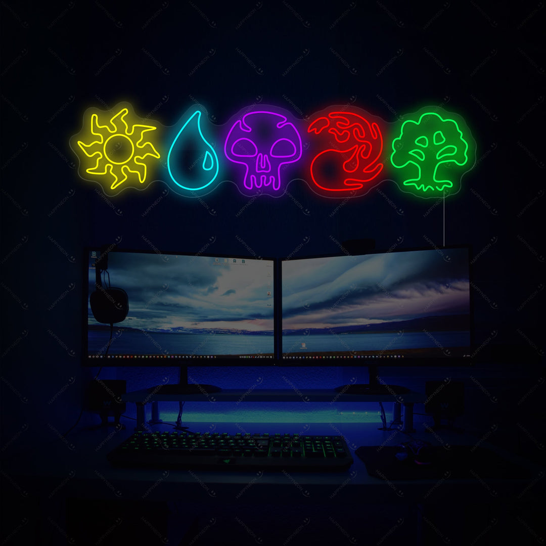 "Magic MTG" Enseigne néon