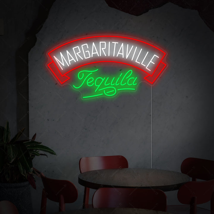 "Margaritaville Tequila" Enseigne néon