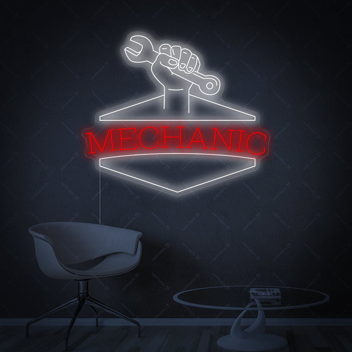 "Mechanic" Enseigne néon