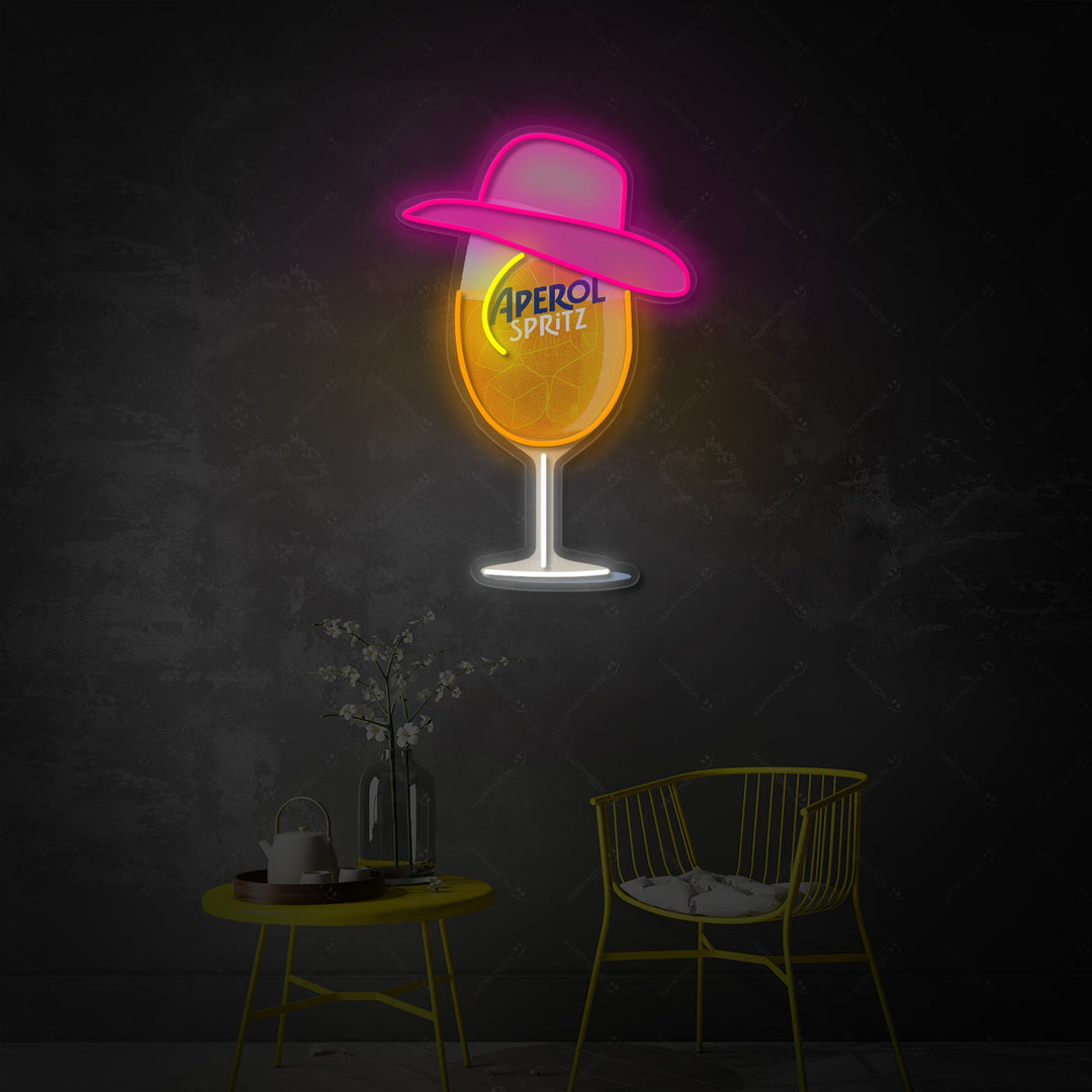 "Miss Aperol" Enseigne néon