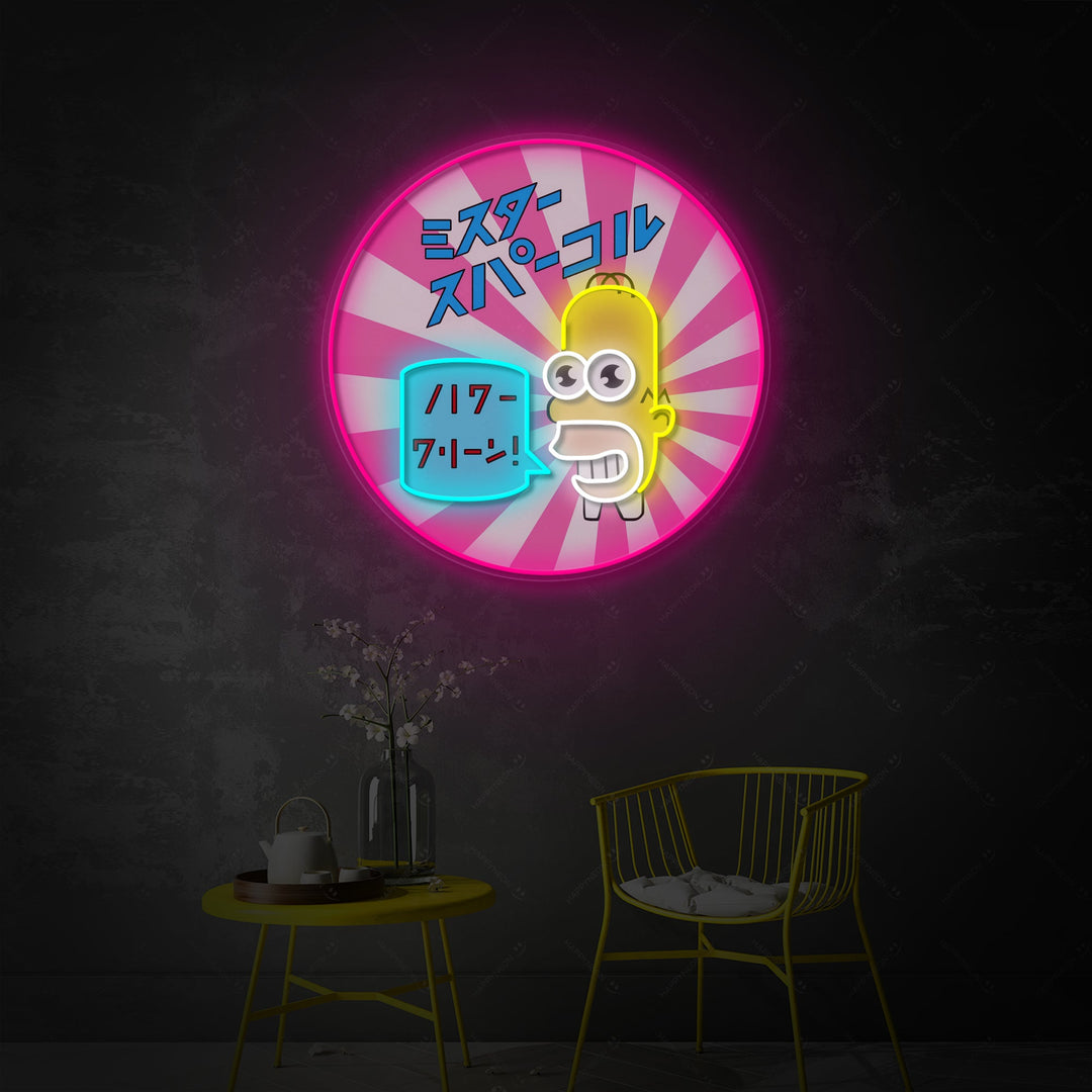 "Mr. Sparkle" Enseigne néon