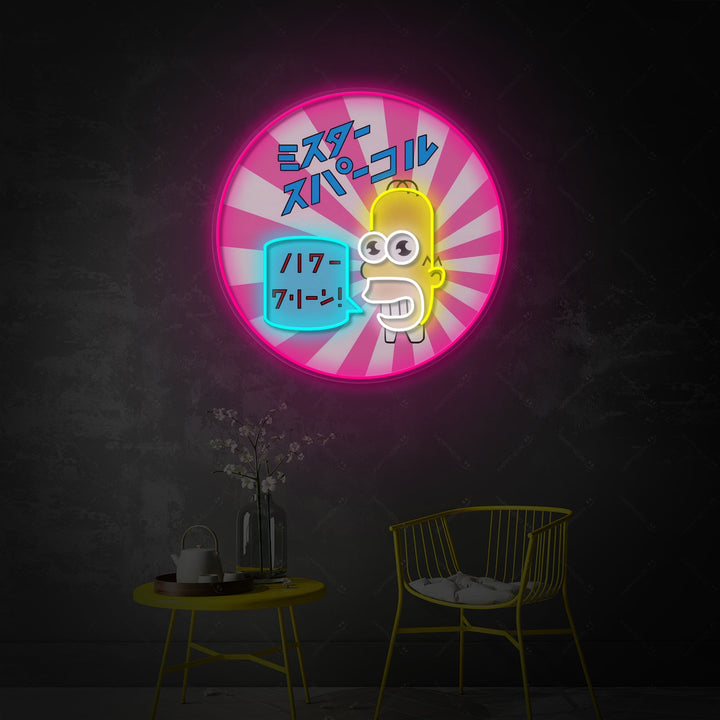 "Mr. Sparkle" Enseigne néon