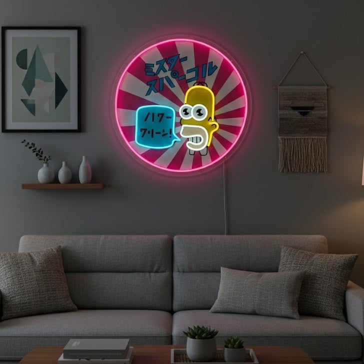 "Mr. Sparkle" Enseigne néon