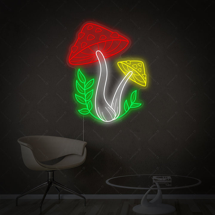 "Champignon" Enseigne néon