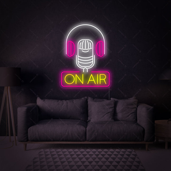 "On Air" Enseigne néon