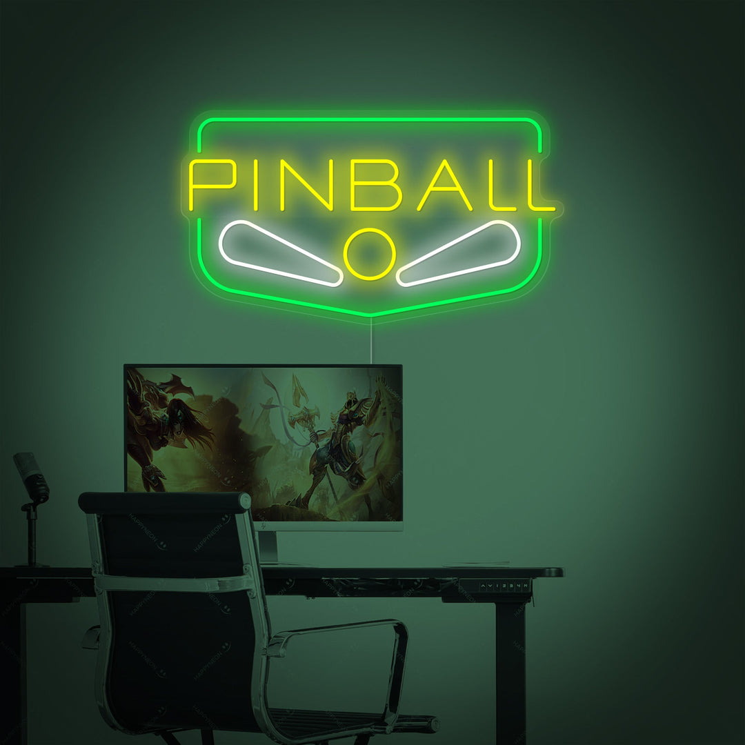 "Pinball" Enseigne néon