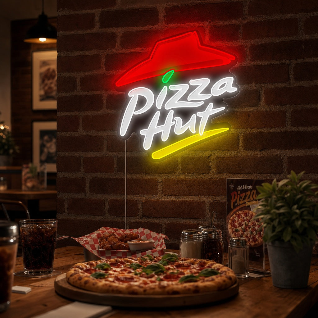 "Pizza Brand Logo" Enseigne néon