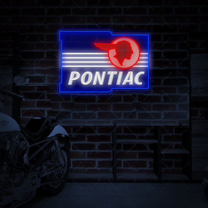 "Pontiac" Enseigne néon
