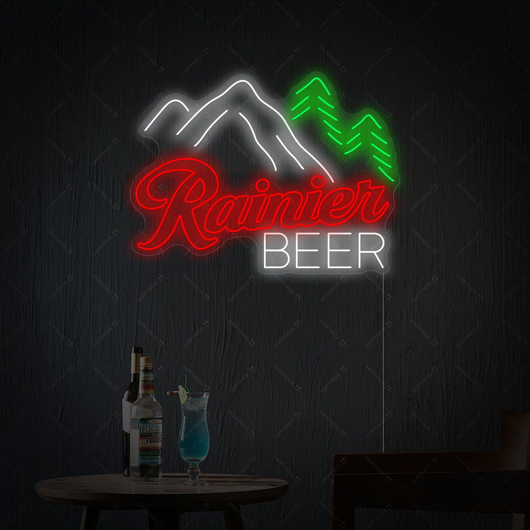 "Rainier Beer" Enseigne néon