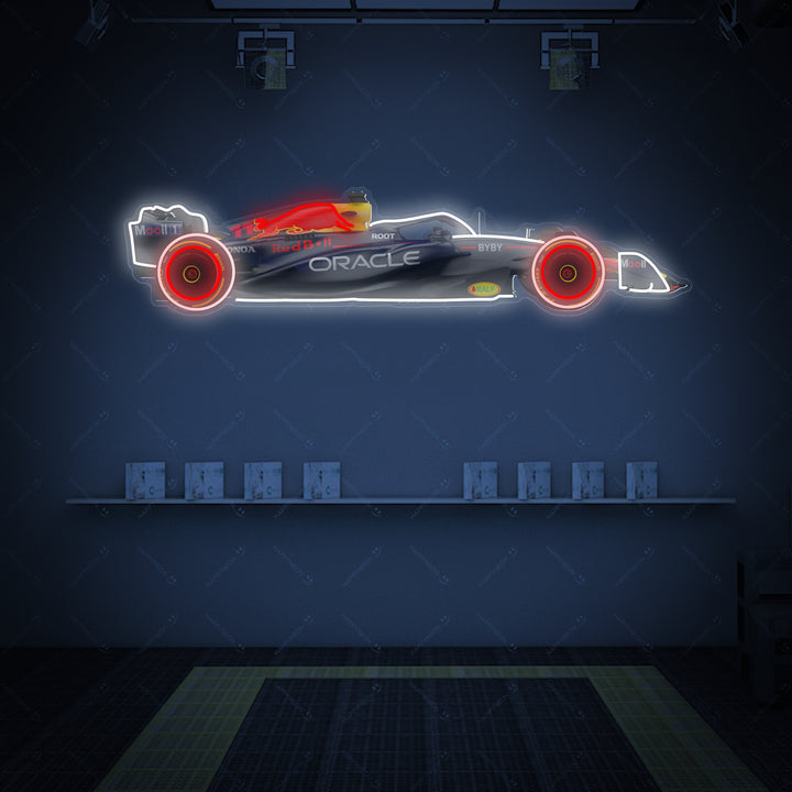 "RedBull F1" Enseigne néon, Decoration Formule 1