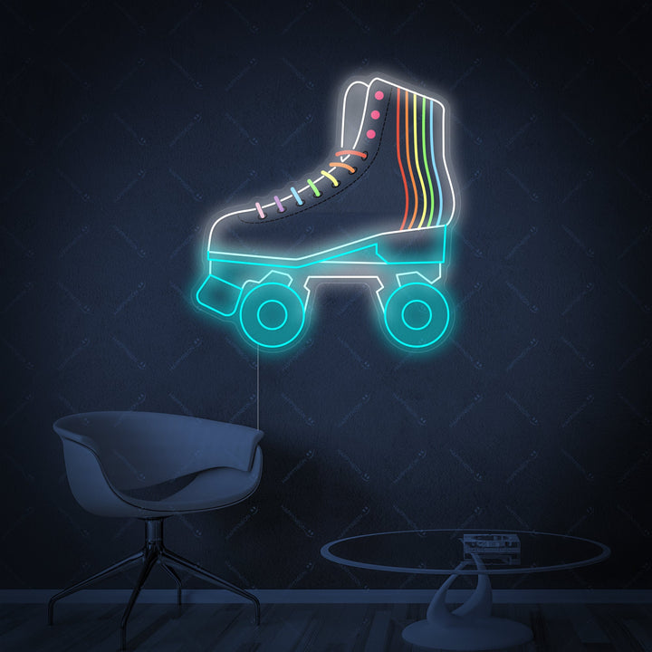 "Roller Skate" Enseigne néon