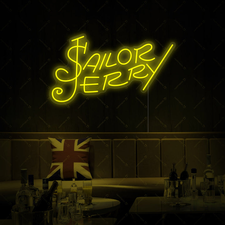 "Sailor Jerry Rum" Enseigne néon