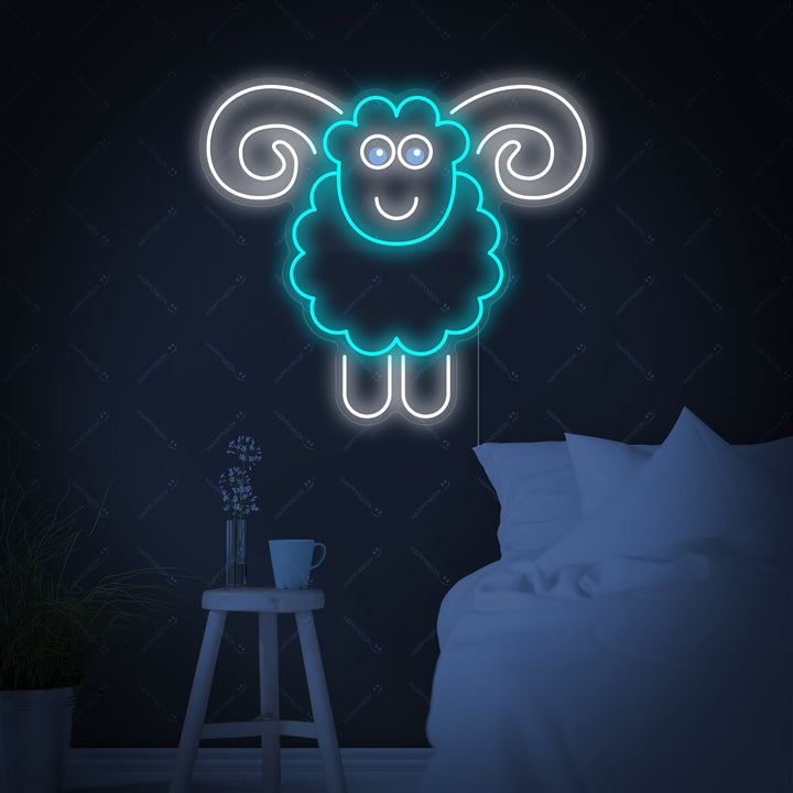 "Mouton" Enseigne néon