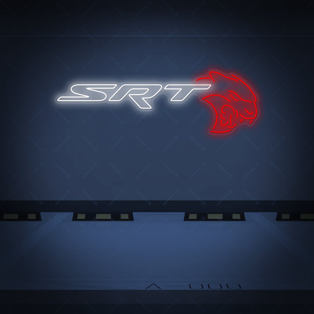 "SRT" Enseigne néon