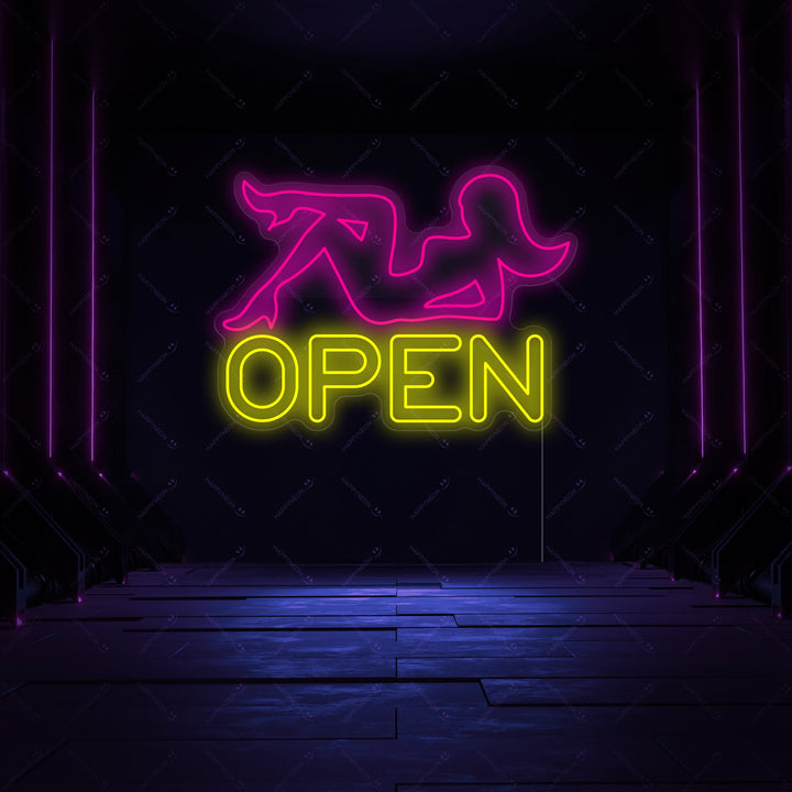 "Club de strip-tease" Enseigne néon