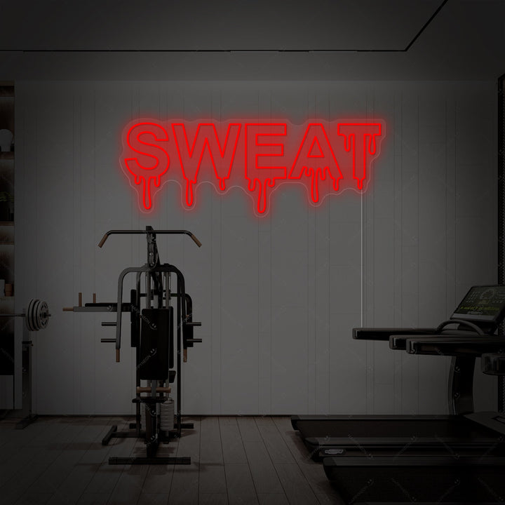 "Sweat" Enseigne néon