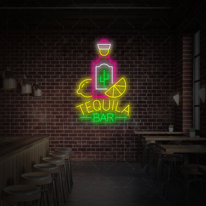 "Tequila Bar" Enseigne néon