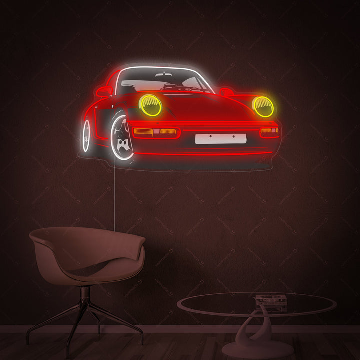 "Turbo Car" Enseigne néon