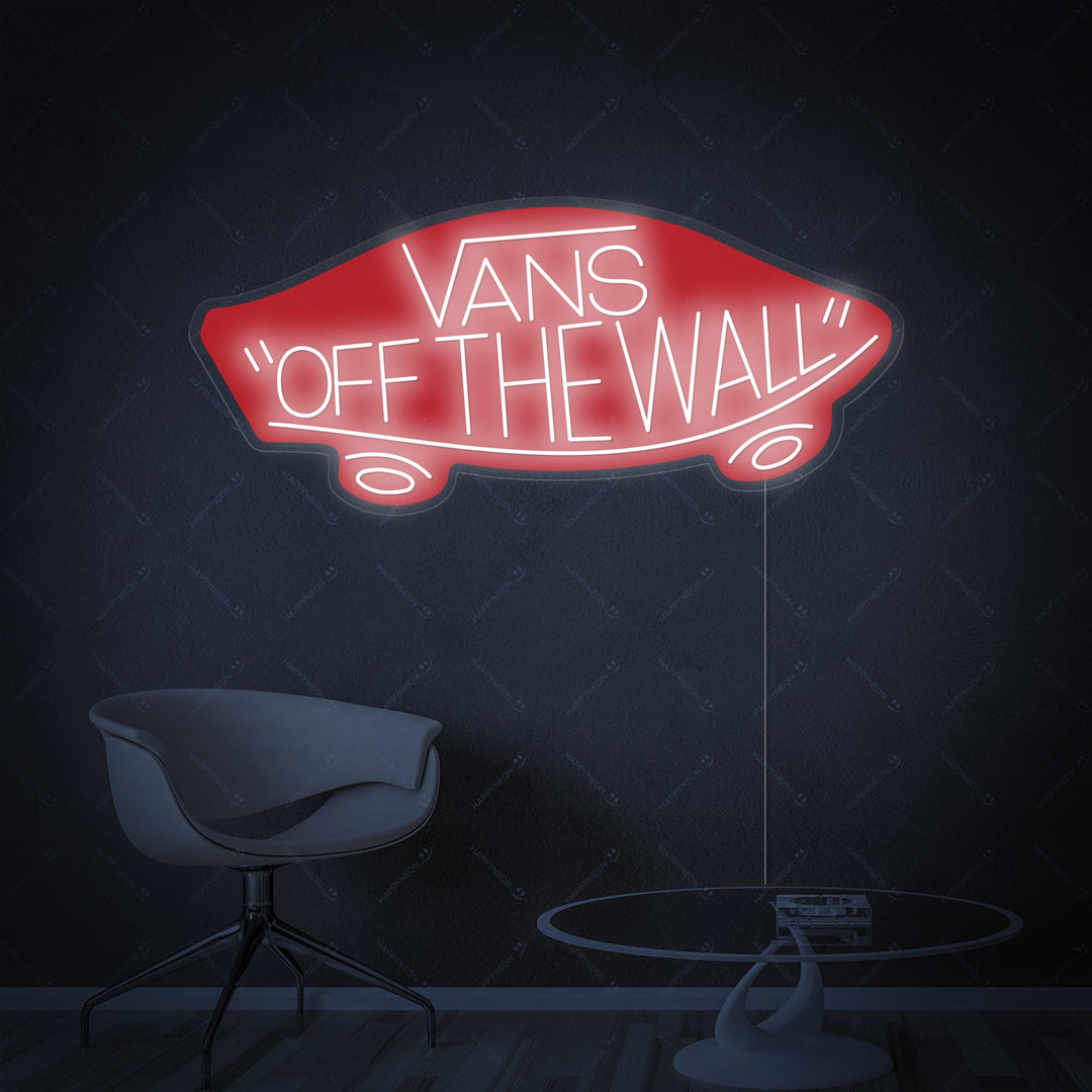 "Vans Off The Wall" Enseigne néon