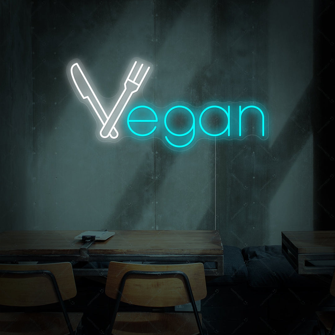 "Vegan" Enseigne néon