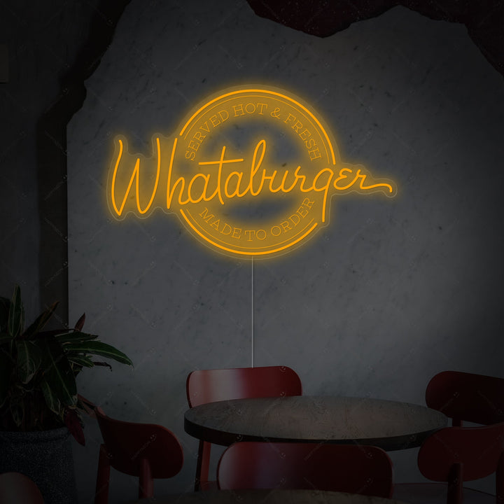 "Whataburger" Enseigne néon
