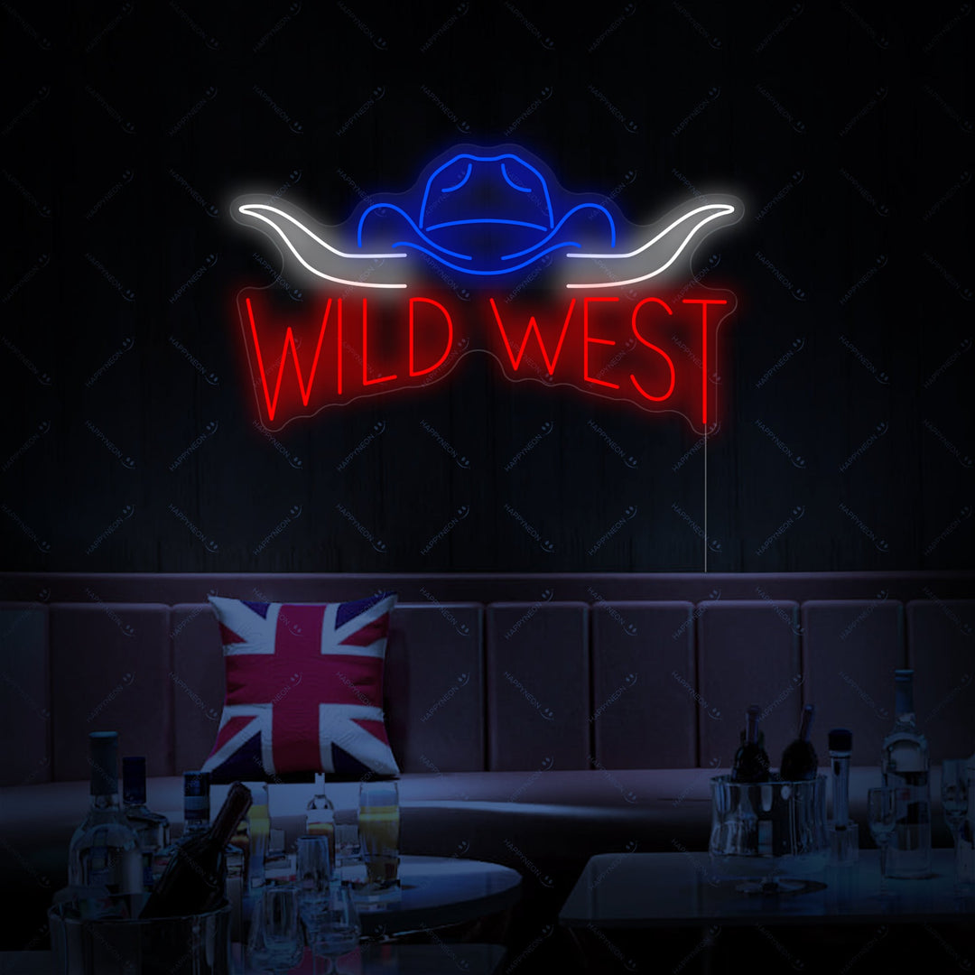 "Wild West" Enseigne néon