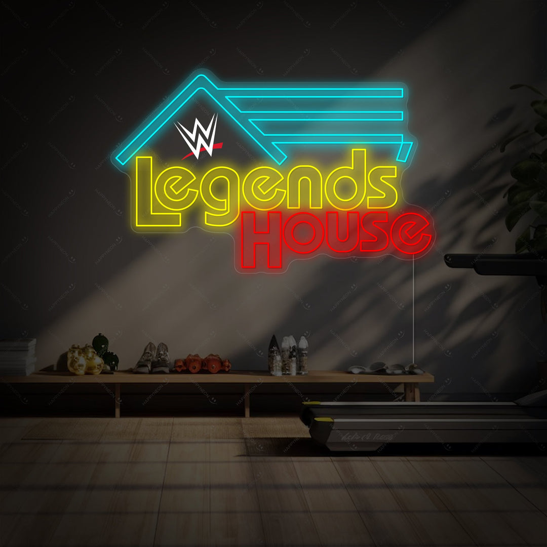 "Wwe Legends House" Enseigne néon