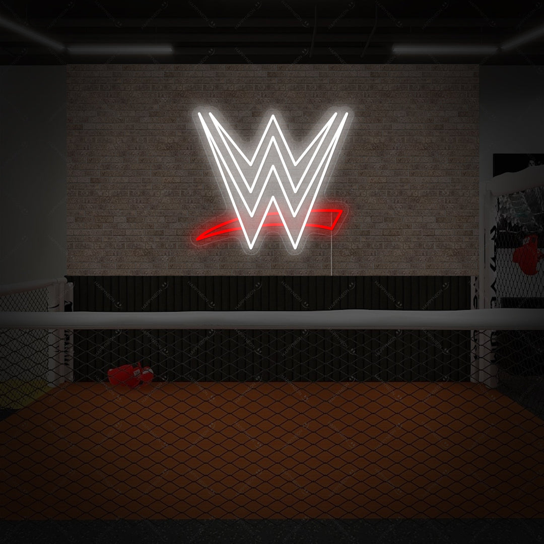 "Wwe" Enseigne néon