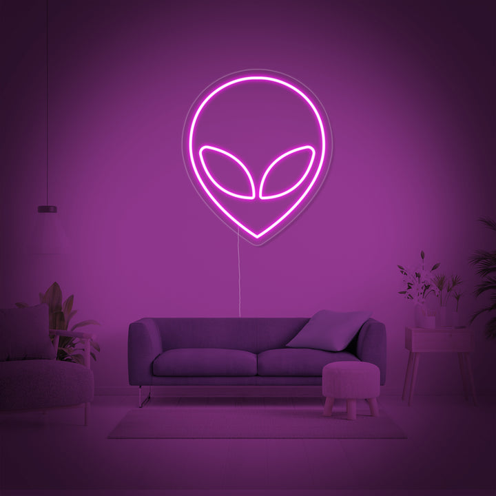 "Alien" Enseigne Lumineuse en Néon