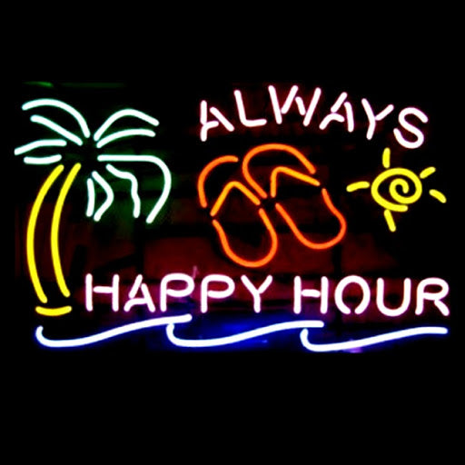 "Always Happy Hour" Enseigne Lumineuse en Néon