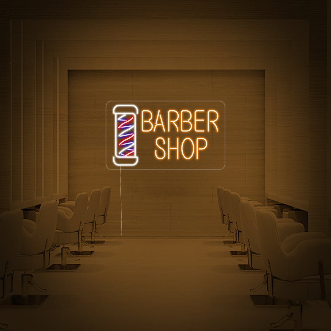 "Barber Shop" Enseigne Lumineuse en Néon