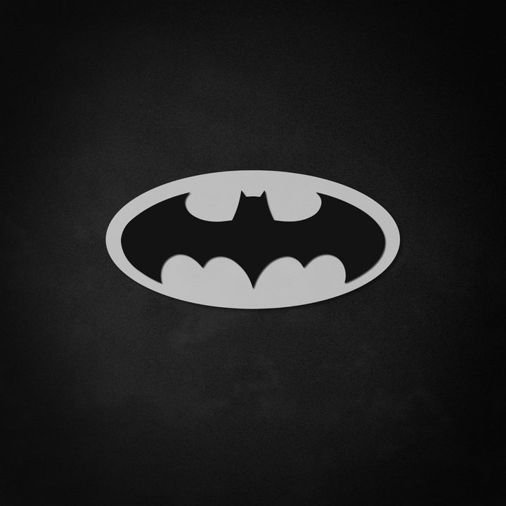 "Bat Logo Art, personnage de film" Neon Like